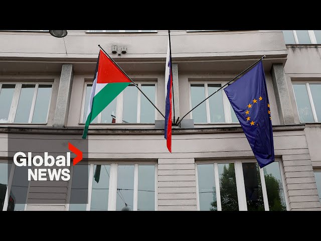 ⁣Israel-Gaza: Slovenia officially recognizes Palestinian state