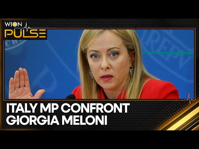 ⁣Italian lawmaker confronts PM Meloni in Albania | WION Pulse