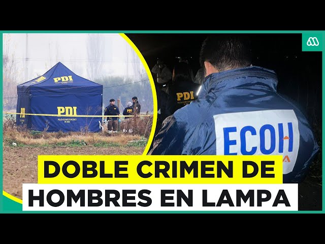 ⁣Doble crimen en Lampa: Hombres fueron atacados a disparos