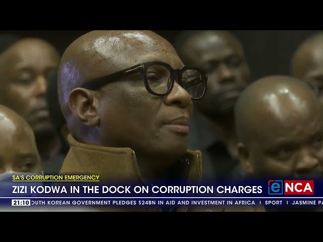 ⁣Zizi Kodwa in the dock on corruption charges