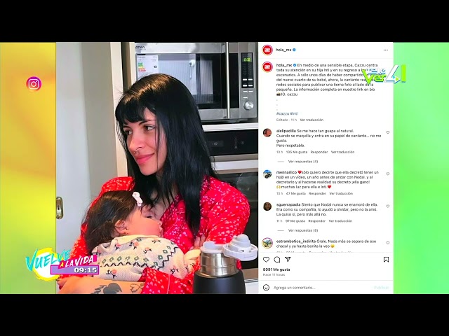 ⁣Cazzu muestra a su bebé en sus redes sociales.