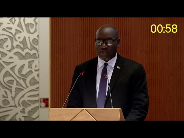 ⁣Address made by Minister Moses Jn Baptiste at the World Health Assembly