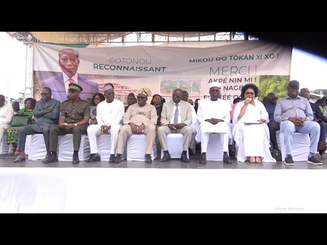 ⁣TOURNÉE GOUVERNEMENTALE DANS LA 15è CE DE COTONOU