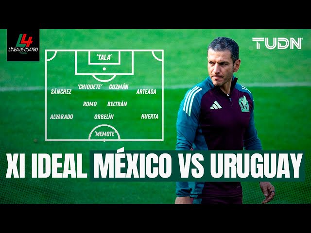 ⁣¡Sin Malagón ni Santi Giménez!  El XI TITULAR de México contra Uruguay | TUDN