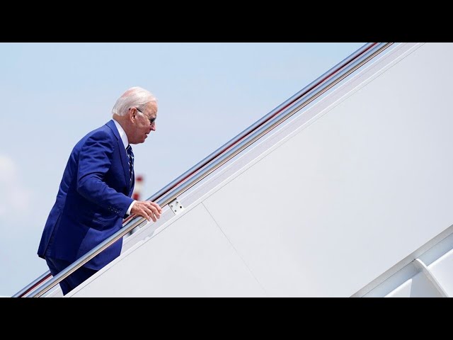 Joe Biden arrives in France to attend D-Day 80th anniversary commemorations