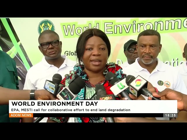 ⁣World Environment Day: EPA, MESTI call for a collaborative effort to end land degradation Adom News