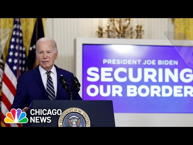 ⁣Biden signs order to RESTRICT asylum at the border