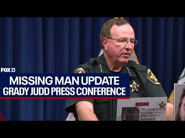 ⁣Grady Judd press conference on missing Polk County man