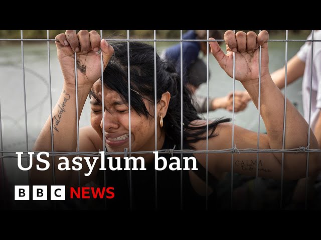 ⁣United Nations ‘profoundly concerned’ by US asylum restrictions | BBC News