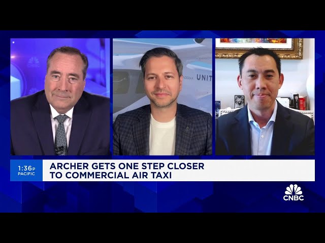 ⁣Archer Aviation's Adam Goldstein and United Airlines Venture's Andrew Chang talk air taxi 