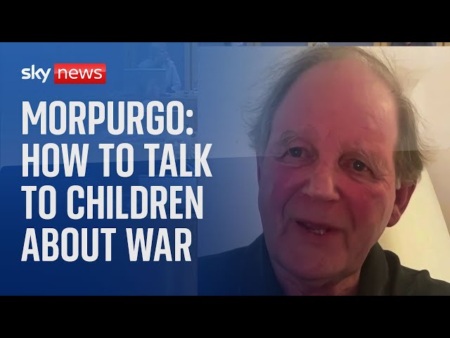 ⁣'Don't traumatise them': Sir Michael Morpurgo on talking to children about war
