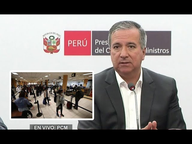 ⁣Ministro Pérez por caos tras apagón en pista de aterrizaje: "Nos demoramos en los protocolos&qu