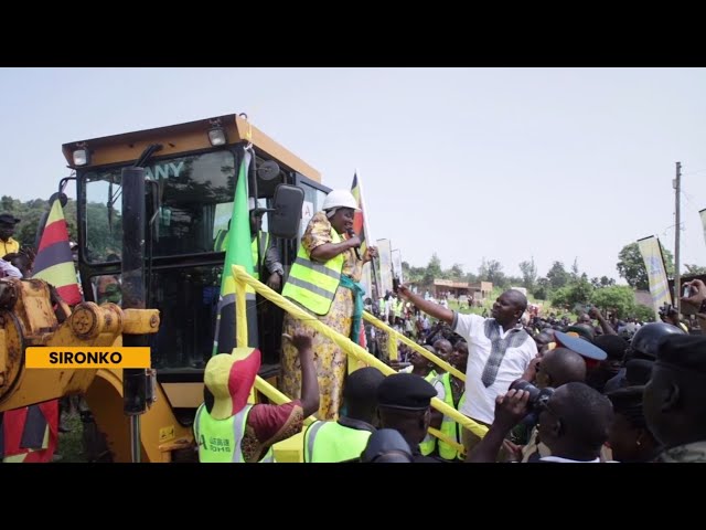 ⁣SIRONKO:  PRIME MINISTER NABANJA COMMISSIONS ROADS