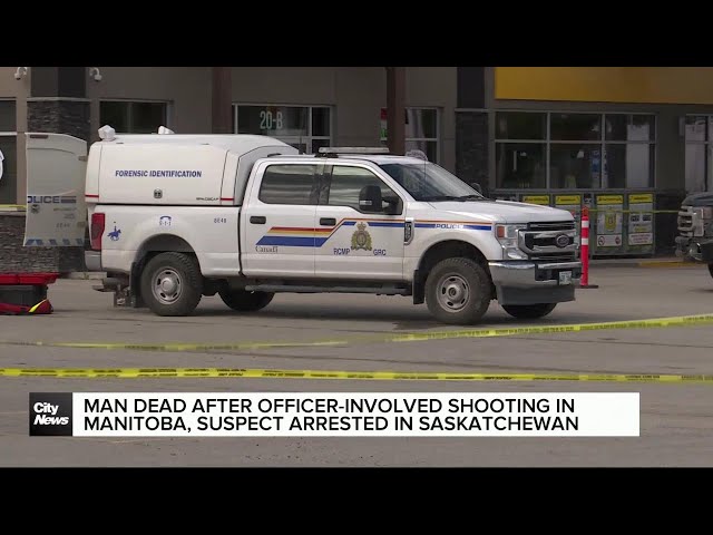 ⁣Man dead following officer-involved shooting in Manitoba