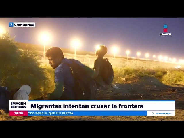 ⁣Migrantes intentaron cruzar la frontera antes de que entrará en vigor orden firmada por Biden | CM