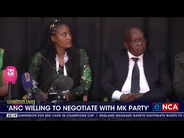 ⁣Coalition Talks | 'ANC willing to negotiate with MK Party'