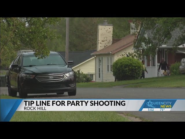 ⁣Police create tip line for Rock Hill party shooting