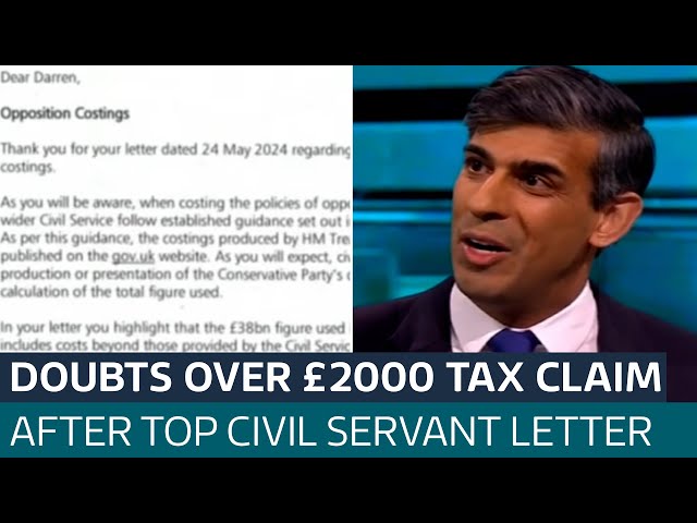 ⁣Labour and Tories clash over £2,000 tax claim - so who is right? | ITV News