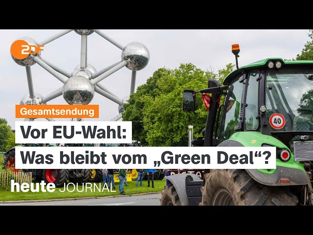 ⁣heute journal vom 05.06.2024 Green Deal zur Europawahl, Hochwasserschutz, Bezahlbarer Wohnraum