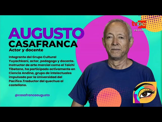 Miradas: Augusto Casafranca (05/06/2024) | TVPerú