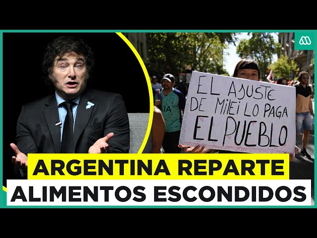 ⁣Milei y una nueva crisis: Justicia ordena al gobierno argentino repartir comida escondida