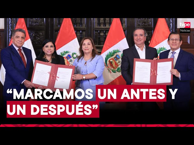 ⁣Presidenta Boluarte: Nuevas leyes portuarias marcan un antes y un después en el desarrollo del Perú