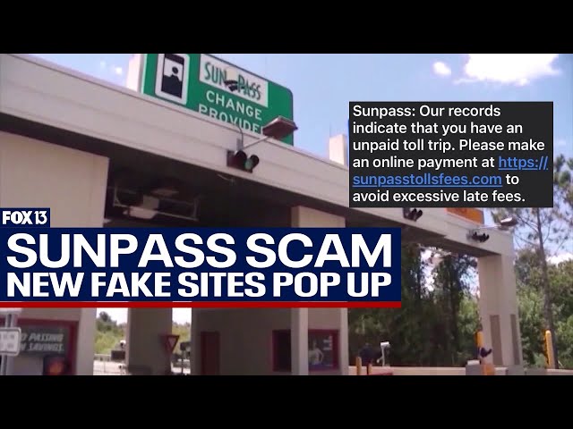 ⁣Scammers posing as SunPass to target drivers