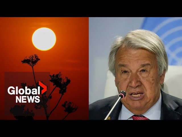 ⁣"Highway to climate hell": UN chief warns as world hits 12 straight months of record-high 