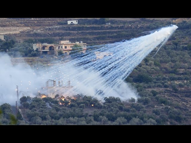 ⁣Israel accused of using white phosphorus on residential buildings amid Hezbollah attacks