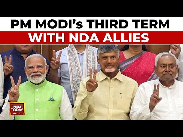 ⁣Modi 3.0: Narendra Modi Prepares For Third Consecutive Term With NDA Support | India Today News
