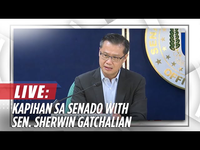 ⁣Kapihan sa Senado with Sen. Sherwin Gatchalian | ABS-CBN News
