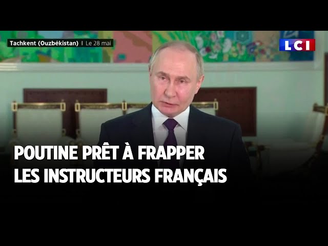 ⁣Poutine prêt à frapper les instructeurs français