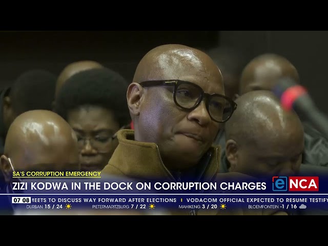 ⁣Zizi Kodwa in the dock on corruption charges