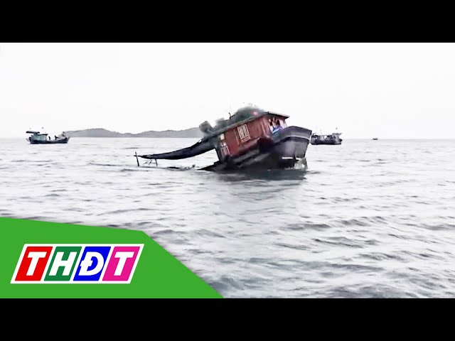 ⁣Cứu 3 ngư dân gặp nạn trên vùng biển Cô Tô, Quảng Ninh | THDT