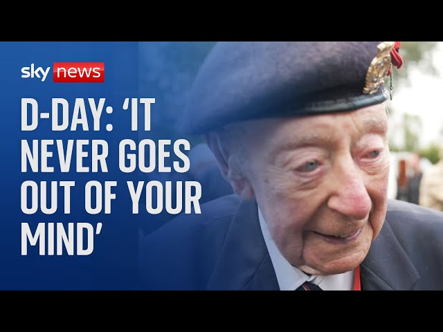 ⁣D-Day veteran John King on his memories of the invasion