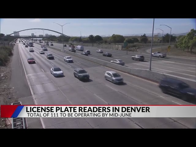 ⁣111 license plate readers to be installed across Denver