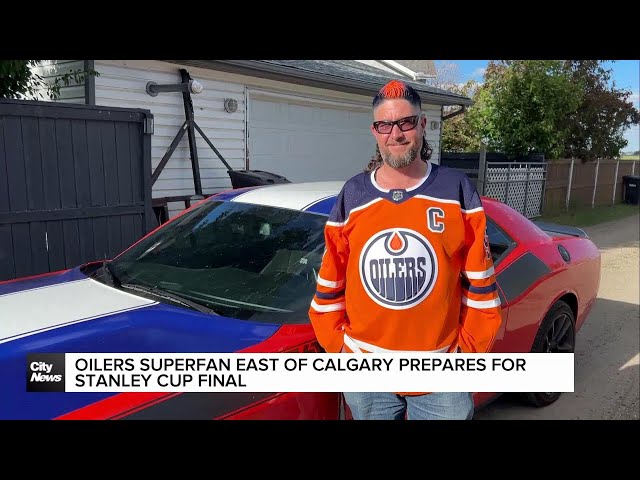 ⁣Oilers superfan 'McMullet' prepares for Stanley Cup Final