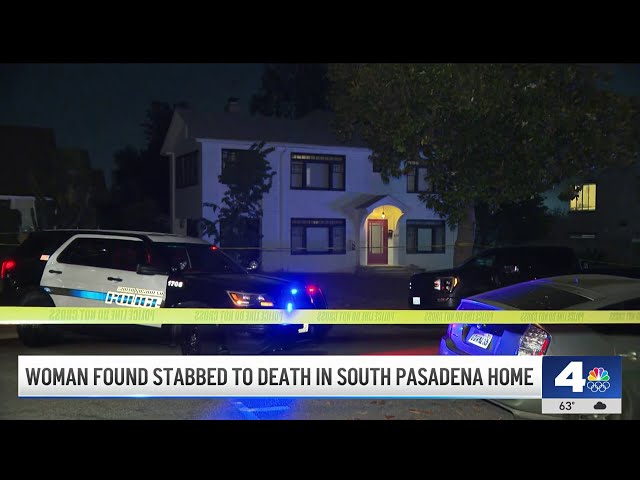 ⁣South Pasadena unnerved following murder in home