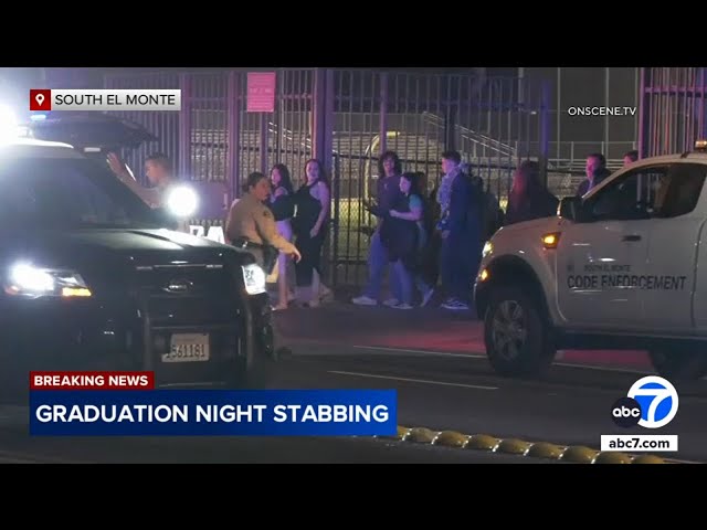 ⁣Student stabbed outside South El Monte High on graduation night, authorities say