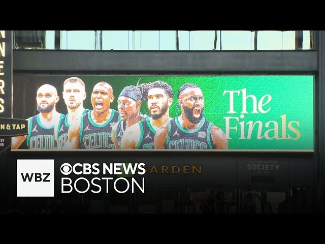 ⁣Anticipation builds for Celtics-Mavericks NBA Finals in Boston