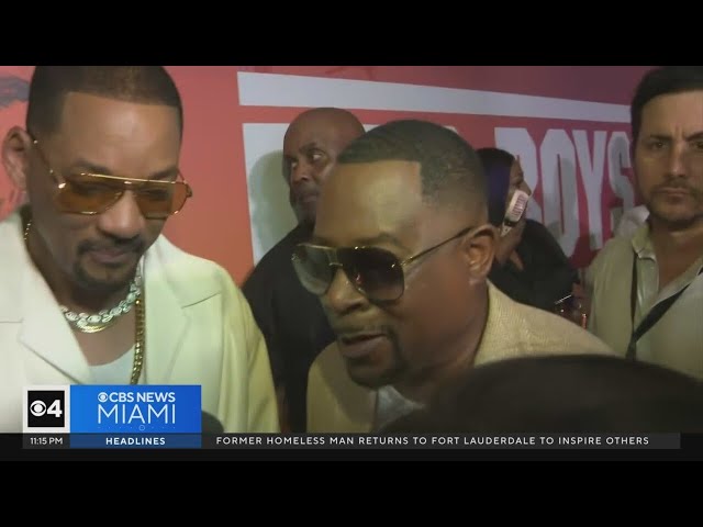 ⁣Stars show up for latest Bad Boys movie premiere in Miami