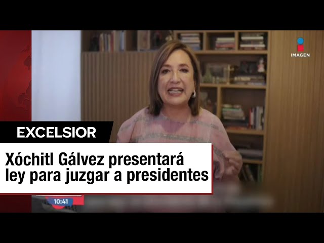 ⁣Xóchitl Gálvez regresara al Senado para impulsar ley contra López Obrador