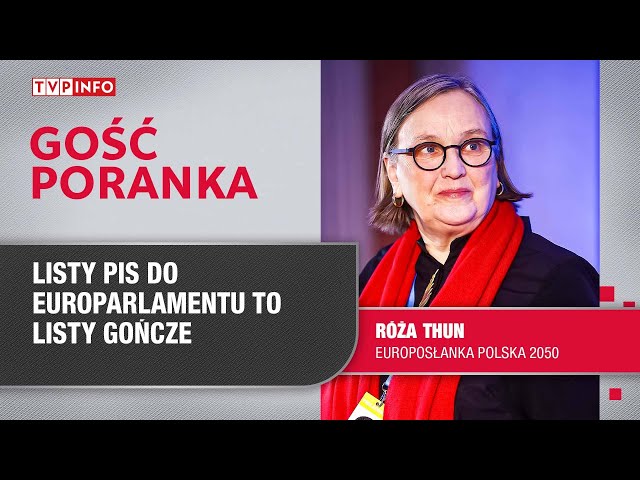 ⁣Róża Thun: Immunitety w PE zdejmowaliśmy bardzo szybko | GOŚĆ PORANKA