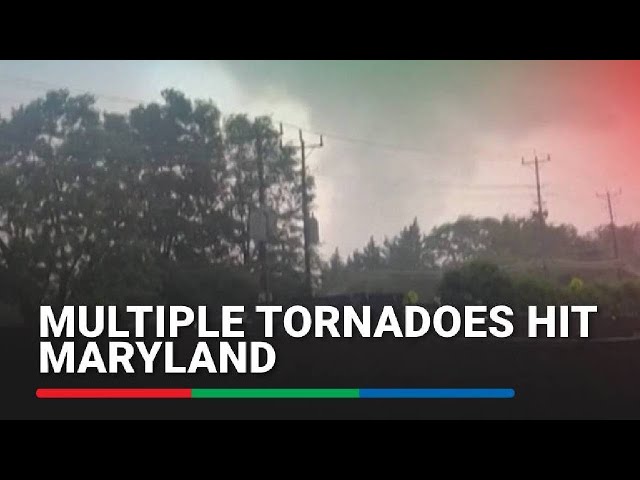 ⁣Multiple tornadoes hit Maryland
