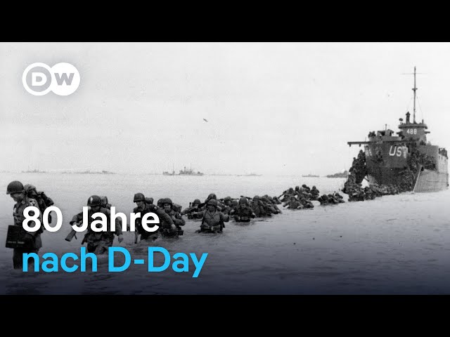 ⁣In der Normandie wird der 80. Jahrestag des D-Day begangen | DW Nachrichten
