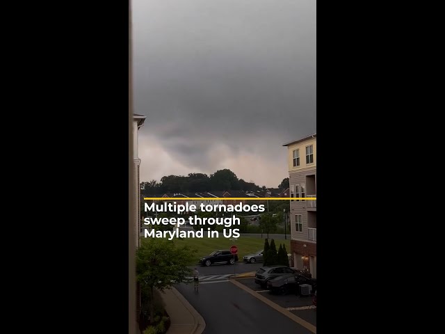 ⁣Multiple tornadoes sweep through Maryland in US | AJ #shorts