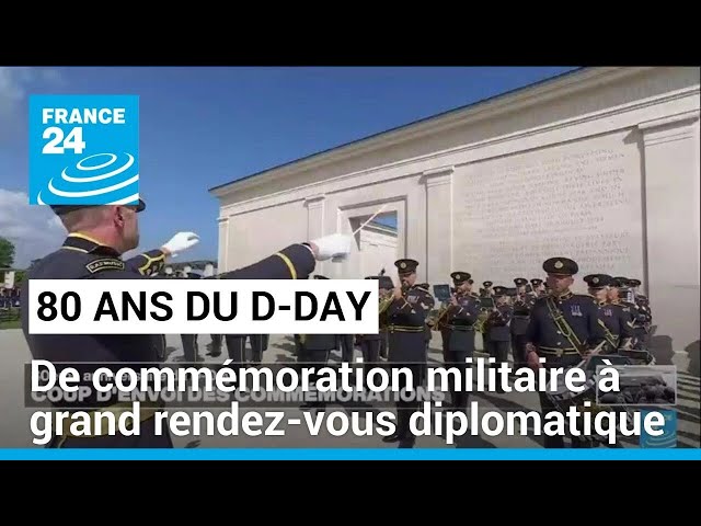 ⁣80 ans du D-DAY : de commémoration militaire à grand rendez-vous diplomatique • FRANCE 24