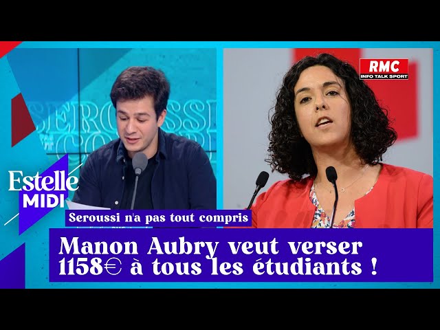 ⁣Vincent Seroussi : Manon Aubry veut verser 1158€ à tous les étudiants !