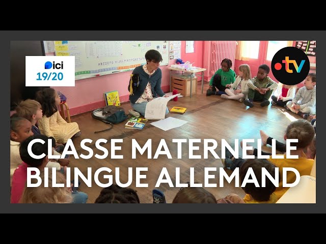 ⁣Classe maternelle bilingue allemand