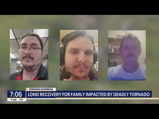 ⁣Texas family dealing with loss, long recovery after tornado